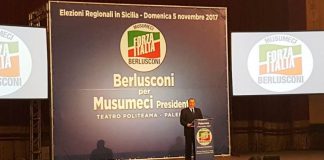 Berlusconi a Palermo per sostenere Musumeci