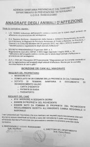 Agrigento e Caltanissetta, duro intervento della "Lav" sulle linee guida microchippatura dei cani