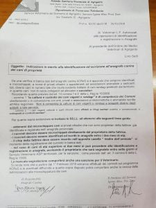 Agrigento e Caltanissetta, duro intervento della "Lav" sulle linee guida microchippatura dei cani